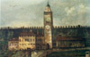 particolare di: Veduta delle mura di Castelfranco