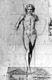 Studio di figura femminile (recto); Studio di figura maschile con spada e scudo (verso)